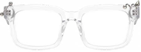 Spike - Rectangle Transparent Eyeglasses