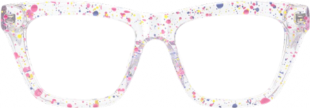 Drip - Rectangle Transparent Eyeglasses