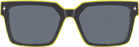 Havok - Rectangle Gray Sunglasses