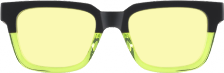 Strobe - Rectangle Two-tone Sunglasses
