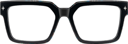 Havok - Rectangle Black Eyeglasses