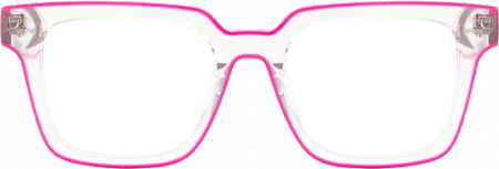 Fractal - Square Pink Eyeglasses