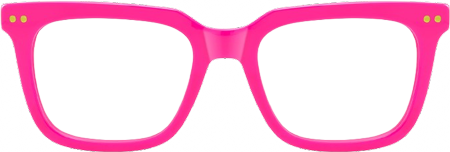Remix - Rectangle Pink Eyeglasses