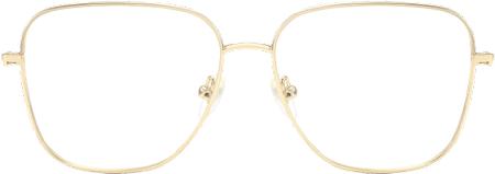 Karma - Square Gold Eyeglasses