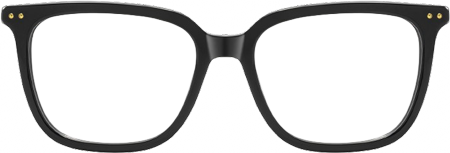 Terra - Square Black Eyeglasses