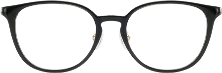 Amanda Rectangle Black Frame Glasses with Gold Trim | ZEELOOL