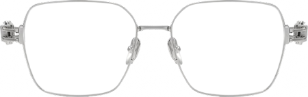 The Architect - Rectangle Silver Eyeglasses