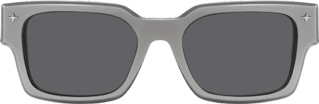 The Programmer - Rectangle Silver Sunglasses