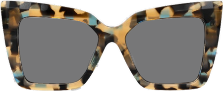 Thiline Acetate Tortoise Square Frame Sunglasses | ZEELOOL