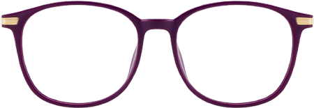 Greene Purple Square Mixed Frame Glasses for Women | ZEELOOL