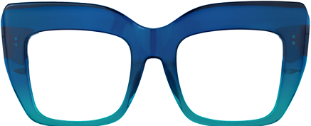 Charmaine Blue-Green Frame Glasses | Zeelool Optical