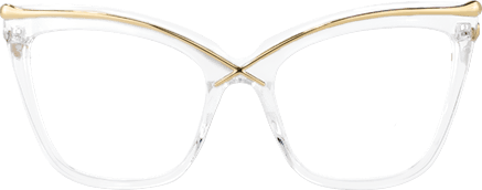 Janina - Cat Eye Crystal Eyeglasses