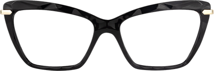 Annie - Rectangle Black Eyeglasses