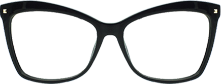 Libby - Butterfly Black Eyeglasses