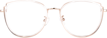 Reagan Cateye Clear Glasses | Zeelool Glasses