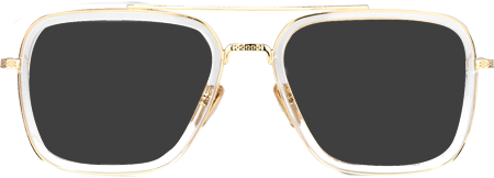 Gifford Aviator Clear Sunglasses | Zeelool Glasses