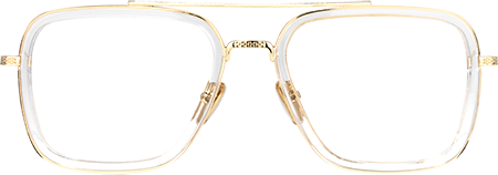 Alvira - Aviator Crystal/Gold Eyeglasses